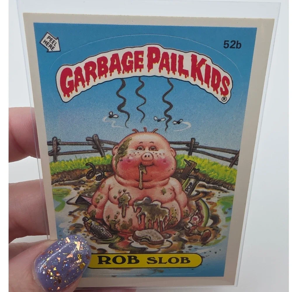 Topps Garbage Pail Kids OS2 Rob Slob 52b Blue Fair 1985 Series 2